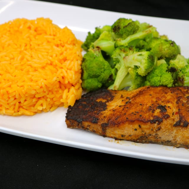 Grilled Salmon.